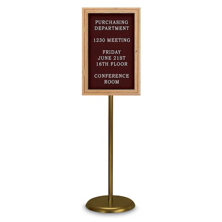 United Visual Products Corkboard, Double Door, Radius Frame, 42x32", Black/Burgundy UV70025-BLACK-DBURGU